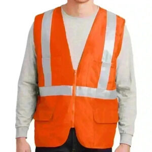 CornerStone® - ANSI 107 Class 2 Mesh Back Safety Vest - w/ Ditch Witch Logo